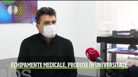 Echipamente medicale, produse de o Universitate din România, cu imprimante 3D! „Trebuie să asigurăm protecția pentru personalul medical” - VIDEO