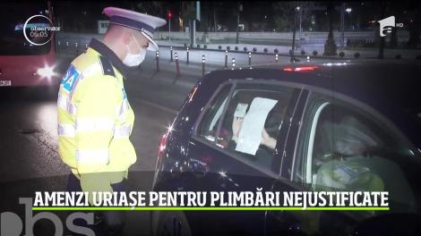 Amenzi uriașe pentru plimbări nejustificate în Capitală