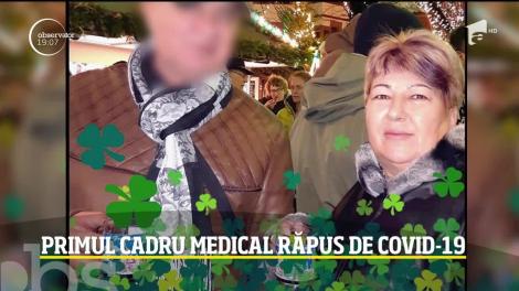 România are primul cadru medical răpus de coronavirus