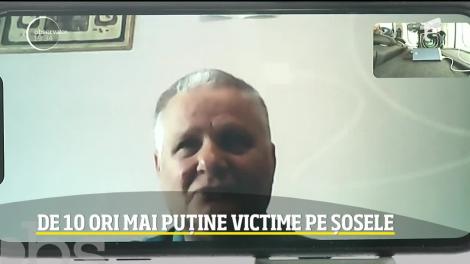 În perioada de izolare, numărul de accidente a scăzut considerabil, iar traficul este mult mai liber