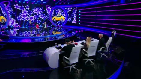 Gheorghe Popescu și-a adus taxi-ul pe scena iUmor! Concurentul a reușit să fure ceva de la fiecare dintre cei trei jurați: „Sunt cel mai mare hoț din România!”