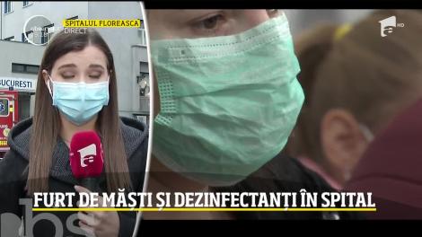 În cea mai mare criză a sistemului medical românesc, un asistent a furat, din depozitul spitalului în care lucra, mii de măşti şi dezinfectanţi