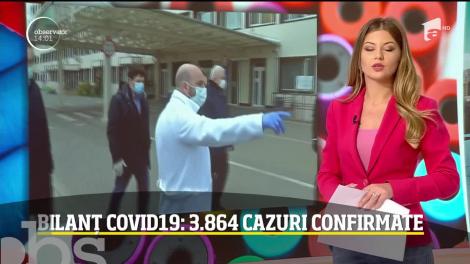 Observator Update, 5 aprilie, ora 14:00: 3864 de cazuri confirmate
