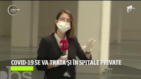 Coronavirus se va trata și în spitalele private