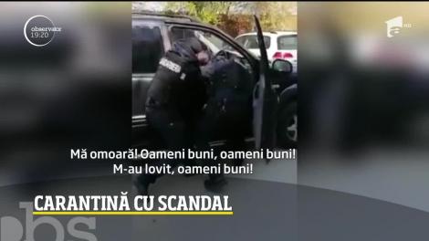 „Mă omoară! Mi-a rupt mâna, oameni buni!”. Intervenţie în forță a jandarmilor, la Timişoara, împotriva unor români care nu respectă carantina! Imagini tulburătoare! VIDEO