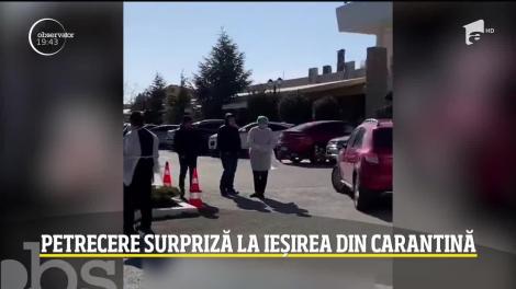 Petrecere-surpriză pentru o fetiță aflată în carantină în județul Constanța