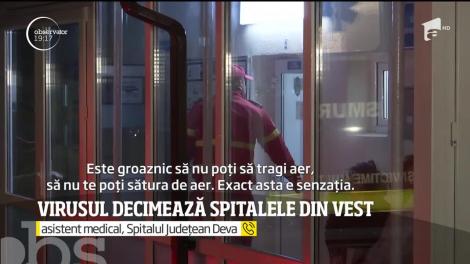 Coronavirus decimează spitalele din Deva și Timişoara