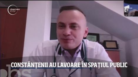Autorităţile de la Constanţa au instalat lavoare cu apă şi săpun în câteva puncte-cheie din oraş!