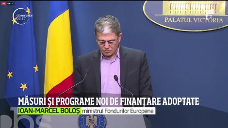 Măsuri și programe noi de finanțare adoptate