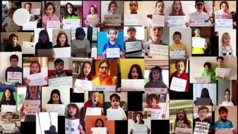 Copiii luptă într-o sigură voce