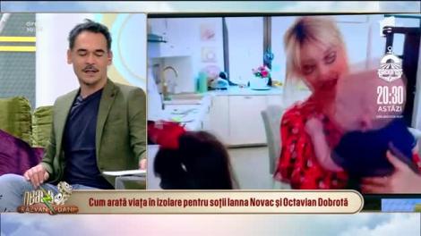Cum arată viața în izolare pentru soții Ianna Novac și Octavian Dobrotă: Toată ziua facem teme