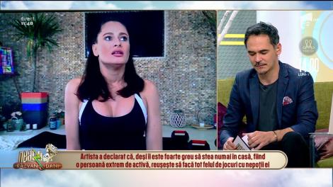 Cum arată o zi în autoizolare pentru Raluka: Fac foarte mult sport. Am slăbit câteva kilograme!