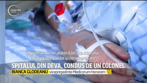 Spitalul din Deva a fost militarizat. Un colonel a preluat comanda unităţii medicale