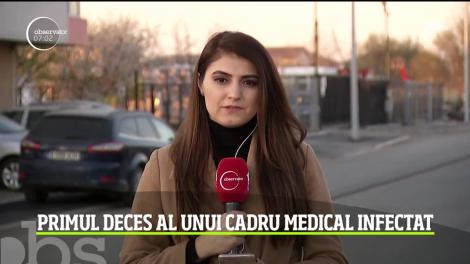 Primul deces al unui cadru medical infectat cu COVID-19
