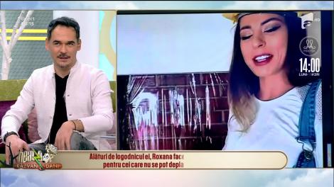 Roxana Nemeș își zugrăvește singură apartamentul: Este haos organizat