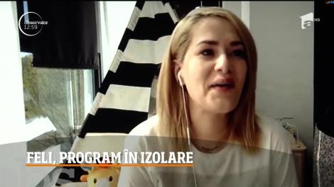 Feli, program în izolare. Ce activități are artista acasă