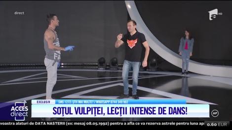 Soţul Vulpiţei, lecţii de dans de la un coregraf de top!