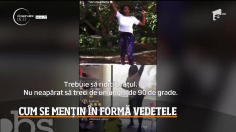 Cum se mențîn in formă vedetele