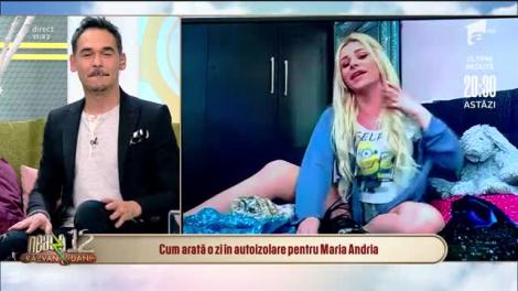 Cum arată o zi în autoizolare pentru Maria Andria