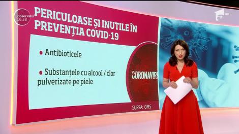 Coronavirus, mituri demontate de OMS
