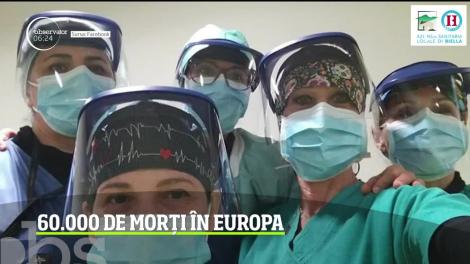 Bilanțul deceselor în Europa: 60.000 de oameni și-au pierdut viața din cauza infectării cu noul coronavirus