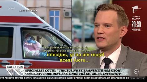 Virusolog german: "Virusul nu se transmite aşa uşor"