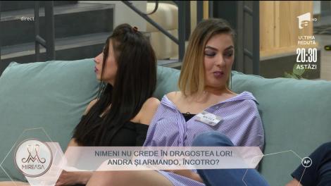 Spiritele se încing la "Mireasa"! Ella Stoleriu aruncă bombă: "Armando Rădulescu m-a sărutat în colțul gurii!"