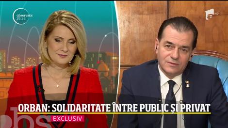 Premierul Ludovic Orban, declarații de ultim moment, la Observator. Ce se întâmplă, până la urmă, cu salariile bugetarilor: „Trebuie să împărțim greutățile născute din această epidemie”