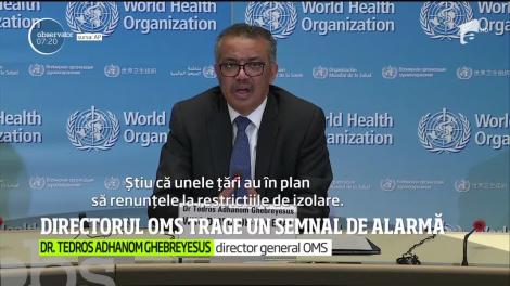 Directorul general al Organizaţiei Mondiale a Sănătăţii treage un semnal de alarmă