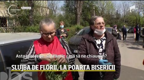 De Florii, creştinii ortodocşi au ignorat distanţarea socială şi au dat năvală în pieţe şi la biserici