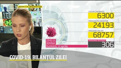 Observator Update, 12 aprilie, ora 13:00: 306 decese