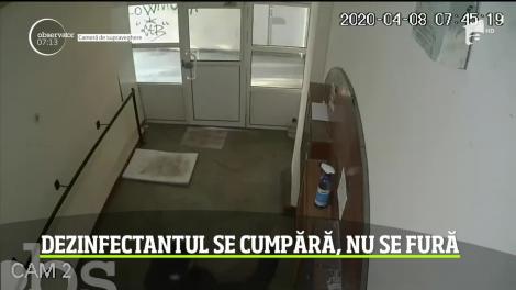 Dezinfectantul a devenit atât de rar, încât dacă se mai găseşte pe undeva... se fură!