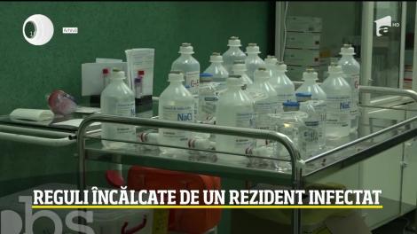 Un rezident din Bucureşti, infectat cu noul coronavirus, a făcut greşeli în lanţ