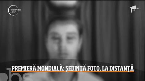 Premieră mondială: Ședință foto, la distanță