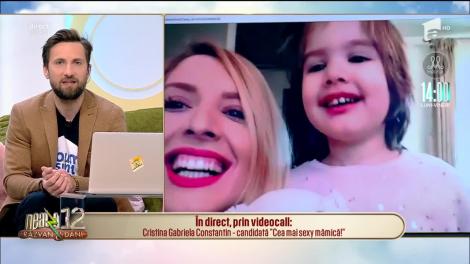 Cristina Gabriela Constantin: model, PR și candidată la „Cea mai sexy mămică” de la Neatza cu Răzvan și Dani. Nu a intrat singură în direct!