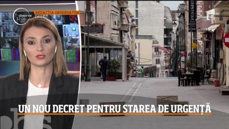Observator Update, 13 aprilie, ora 12:00: Un nou decret pentru starea de urgență