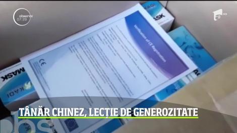 Lecţie de generozitate oferită de un tânăr chinez stabilit în România