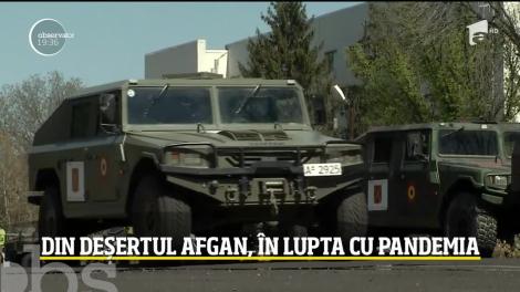 Soldații din Afganistan, în lupta cu pandemia pe străzile din marile orașe