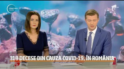 Observator Update, 13 aprilie, ora 13:00: 318 decese din cauza COVID-19, în România