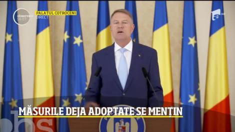 Președintele Klaus Iohannis prelungește starea de urgență: Școlile râmân închise