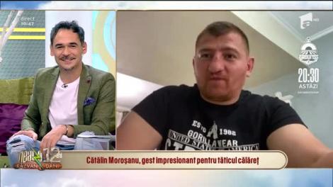 Cătălin Moroșanu, eroul tânărului care a mers călare la maternitate, în ciuda restricțiilor de circulație: „Când am văzut cum trăiește, am zis să îl ajut să își ia o casă!”