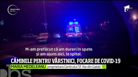 Căminele pentru vârstnici din Galaţi, focare de COVID-19