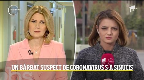 Un bărbat suspect de coronavirus s-a sinucis