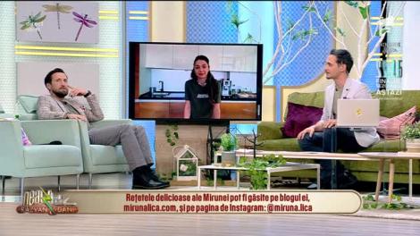 Cum prepară cozonac fără frământare, Miruna Lică, food blogger și prietena matinalului Neatza cu Răzvan și Dani