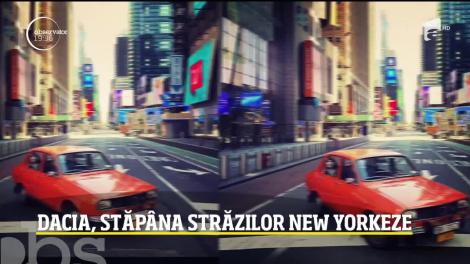 VIDEO | E de-al nostru! Un român a cucerit străzile din New York la volanul unei Dacii 1300