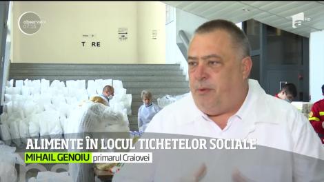 Alimente în locul tichetelor sociale, în Craiova