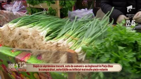 Marian Duță își face cumpărăturile de Paște la tarabele din colțul blocului