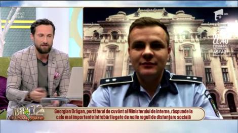 Georgian Drăgan, purtător de cuvânt al Ministerului de Interne: Poți să mergi la biserica fără declarația pe propria răspundere