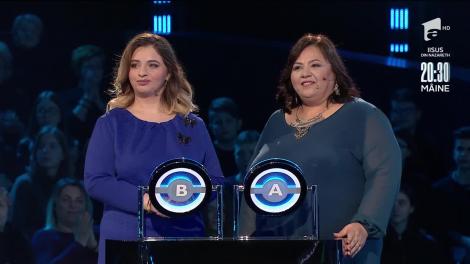 Carmen și Sabina, mamă și fiică, luptă împreună la "The Wall- Marele Zid." Dacă vor câștiga, vor folosi banii pentru o operație de micșorare a stomacului