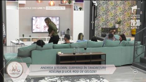 Apropierea dintre Andreia și Florin a șocat toată casa. Lică este ros de gelozie!